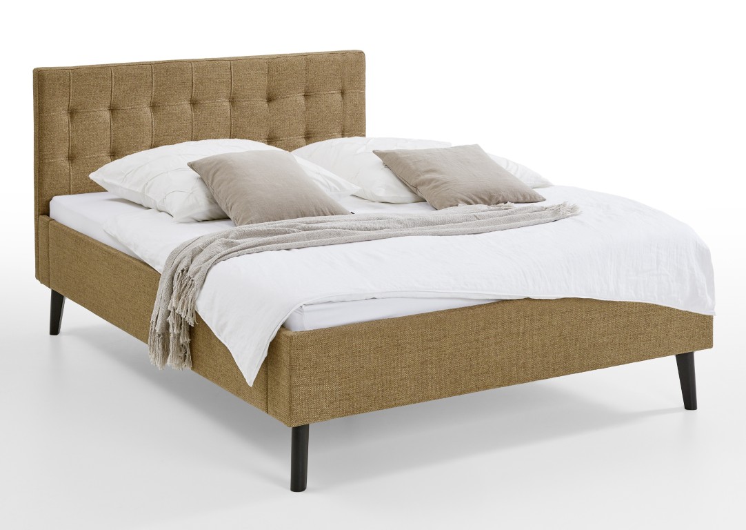gepolstertes Bett