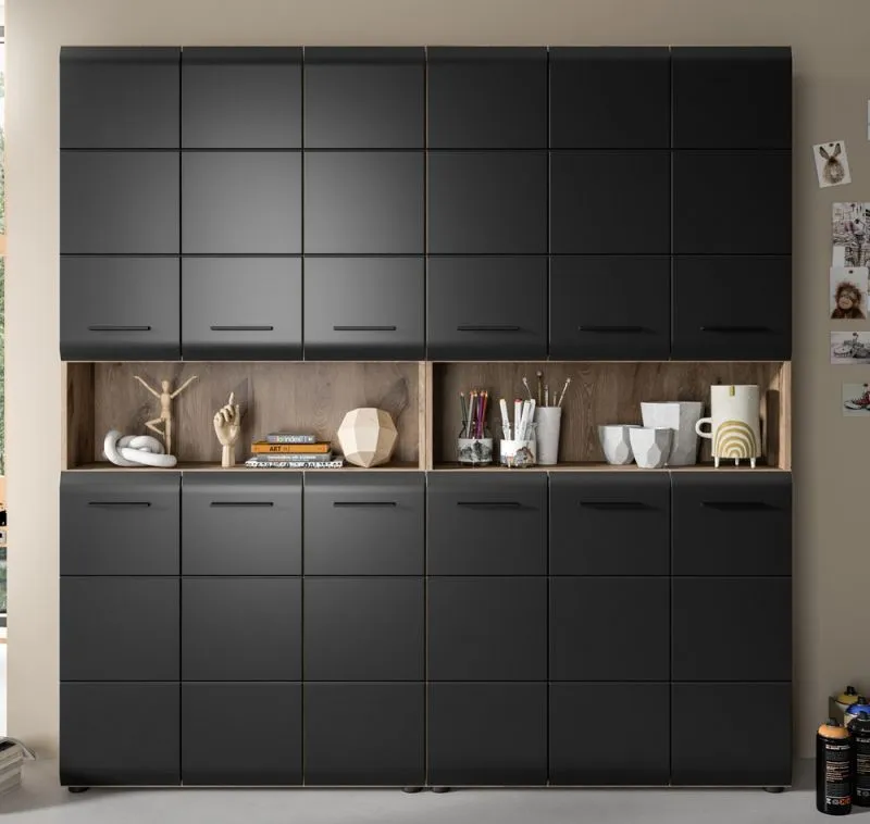Bad Set Ice 3 | 2-teilig | Nox Oak / schwarz matt
