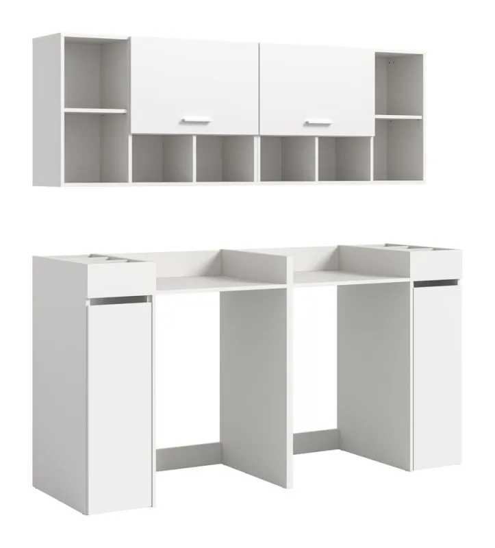 Bad Set Waschmaschinenschrank Set Free | 6-teilig | weiß