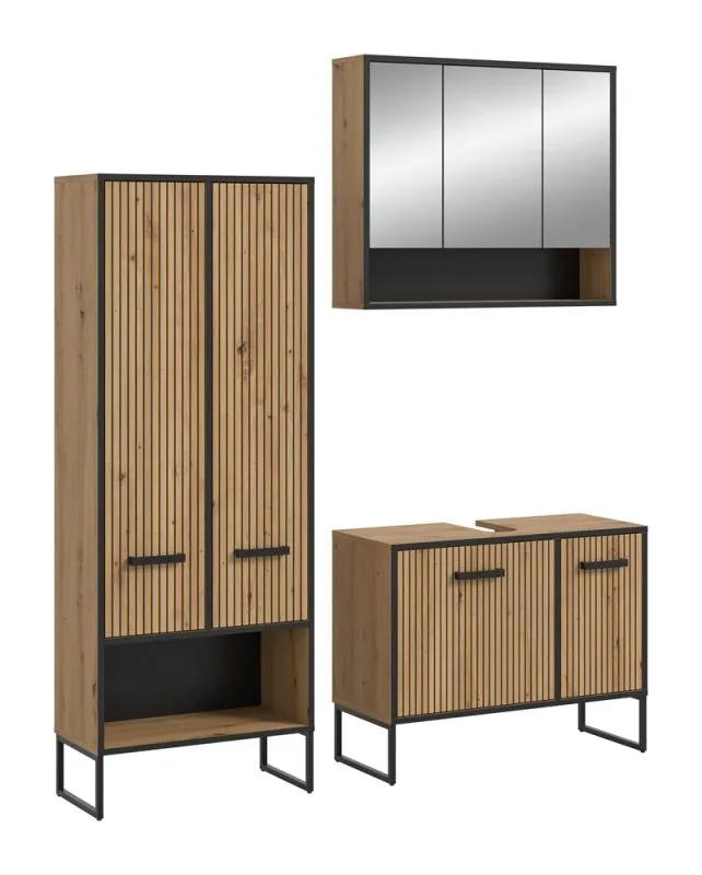 Badezimmer-Set Bagno 3 | Artisan Oak | 3-teilig
