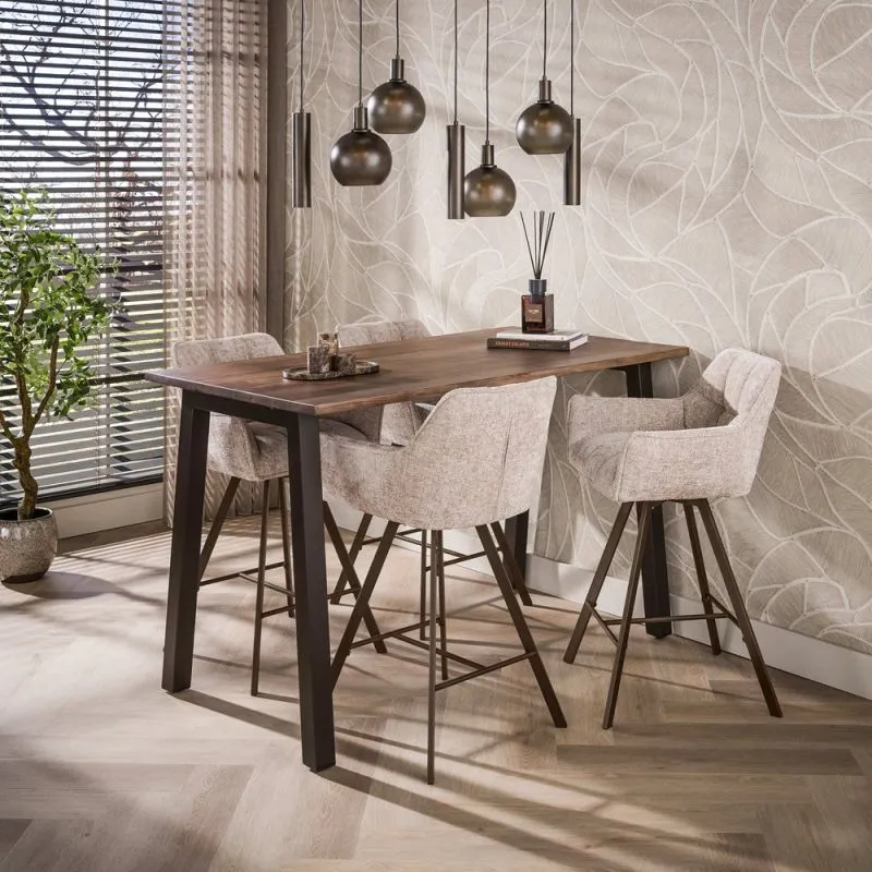 Bartisch Aura | 147cm | Akazie massiv | braun