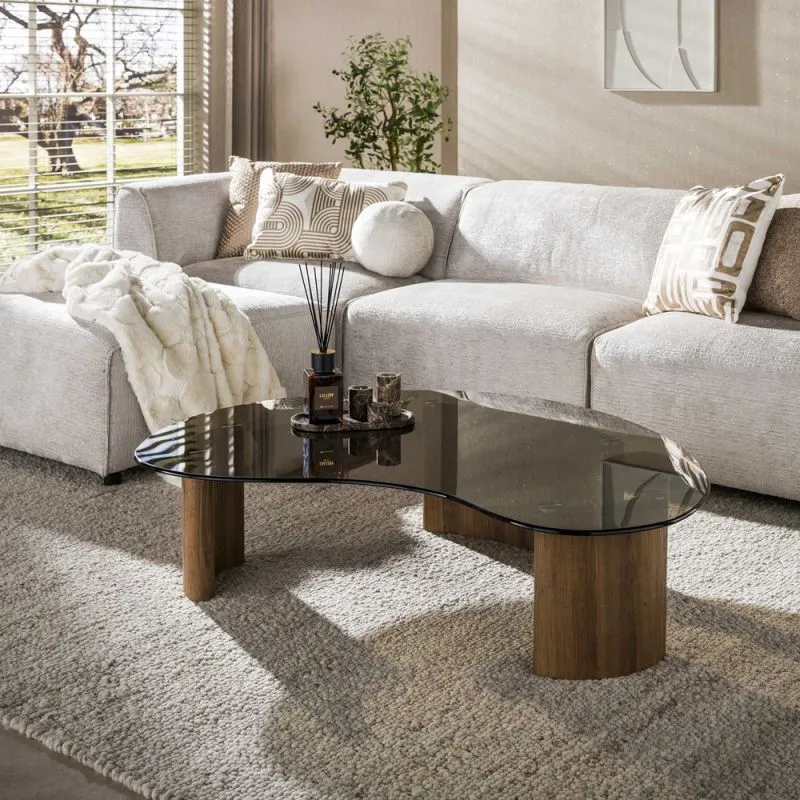 Couchtisch Shades | Monolith | Glas | Bronze