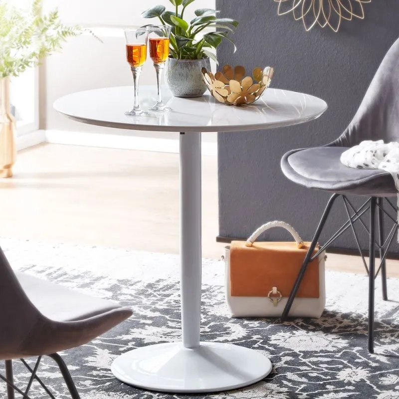 Esstisch Finn | rund weiß | Ø 75 cm