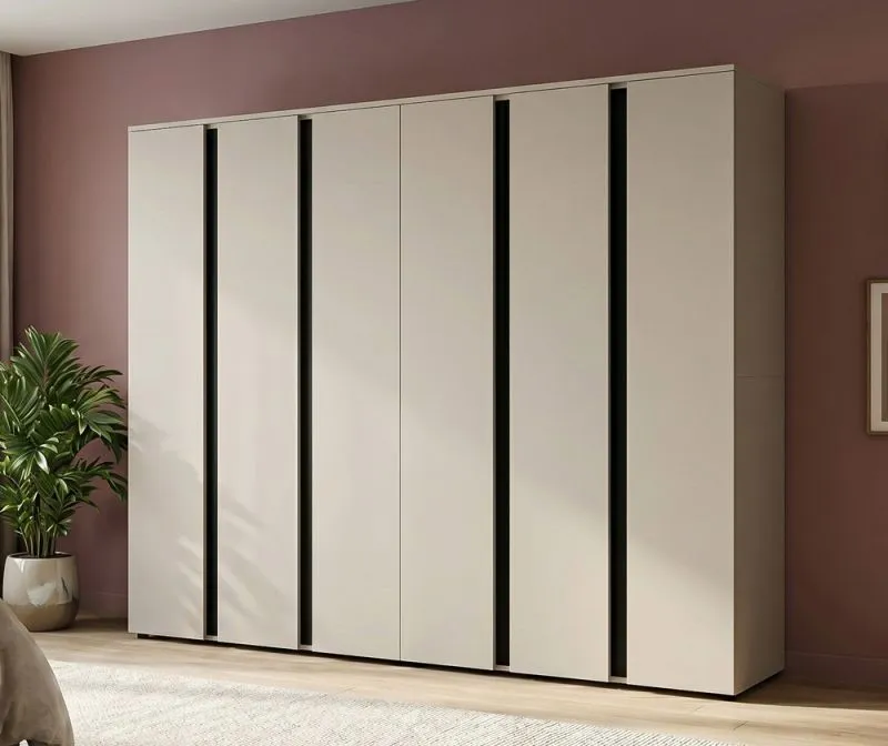 Garderobenschrank Kleiderschrank Set Amara 1 | Kaschmir