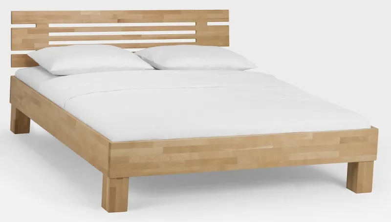 Holzbett massiv Daisy | Buche lackiert | 200x210 | Kopfteil 1