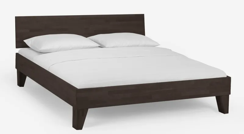 Holzbett massiv Daisy | Buche wenge lackiert | 120x200 | Kopfteil 2
