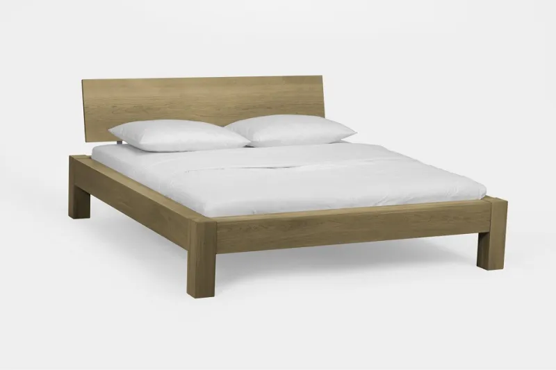 Holzbett massiv Lotus | Wildeiche Honig geölt |160x220 | Kopfteil 3