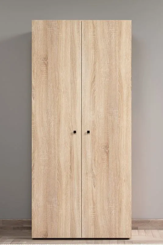 Kleiderschrank Garderobenschrank Basics | Eiche Sonoma hell