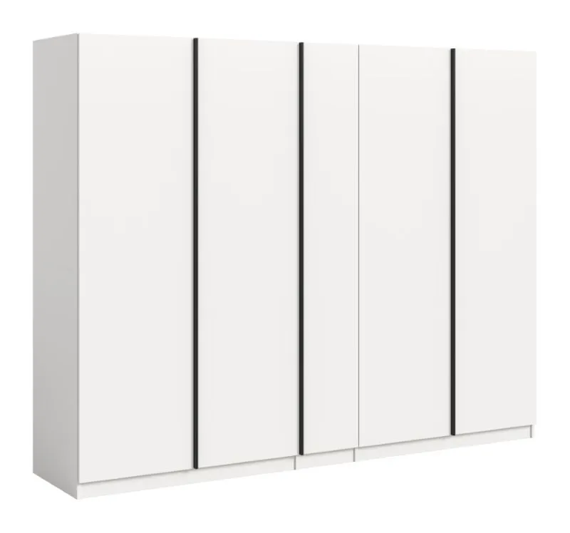 Kleiderschrank Oakland | mit 5 Türen | weiß