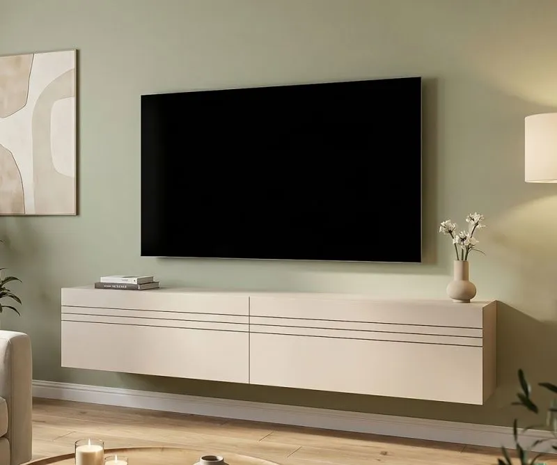 Lowboard TV-Board Beach 2 | 2-teilig | Kaschmir
