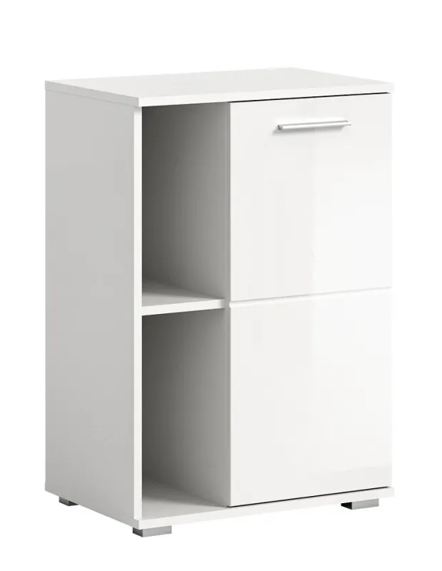 Schuhschrank Prego | weiß Hochglanz