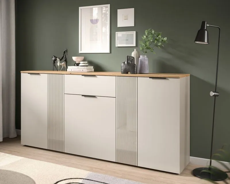 Sideboard Kommode Slide | Kaschmir / Evoke Oak