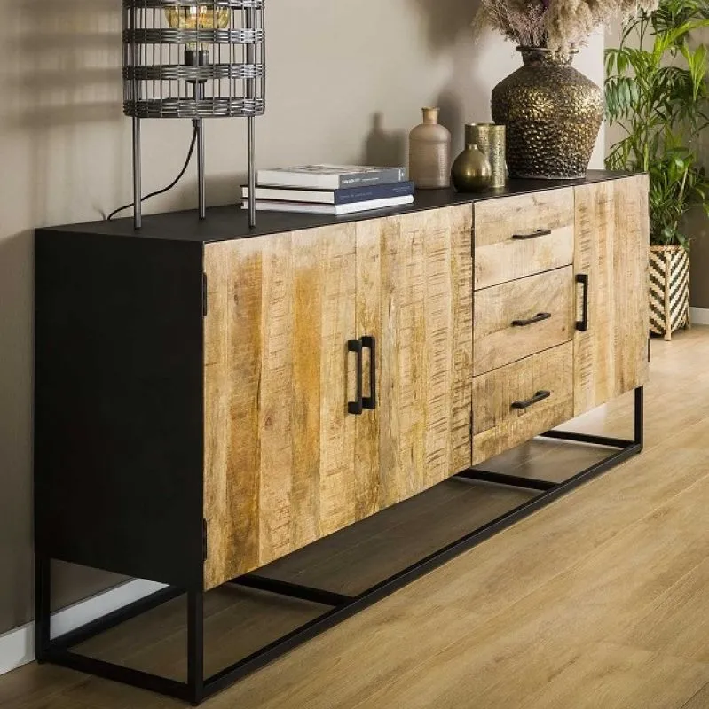 Sideboard Werdi | Mango massiv | Antik
