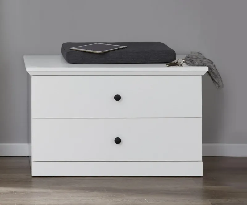 Sitzbank Baxter | Landhausstil | weiß