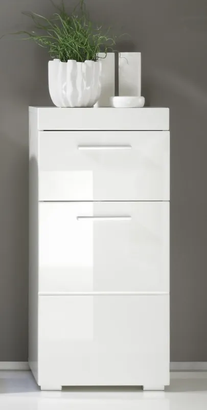 Unterschrank Amanda | weiß Hochglanz