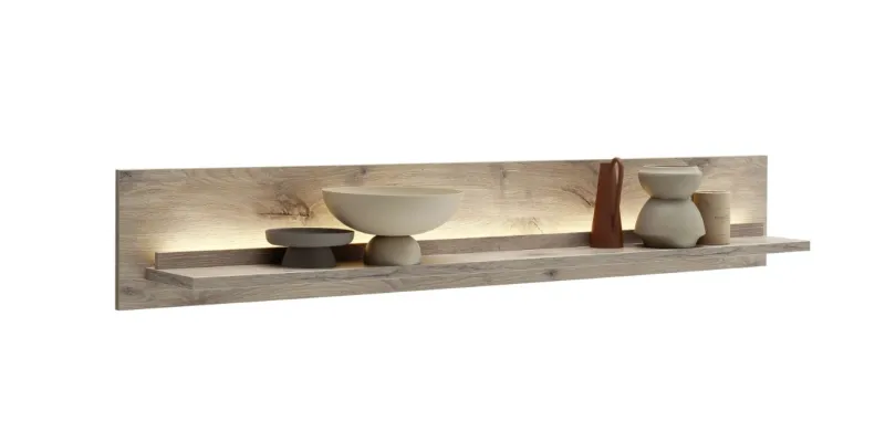Wandboard Santerno | Viking Oak | mit Beleuchtung