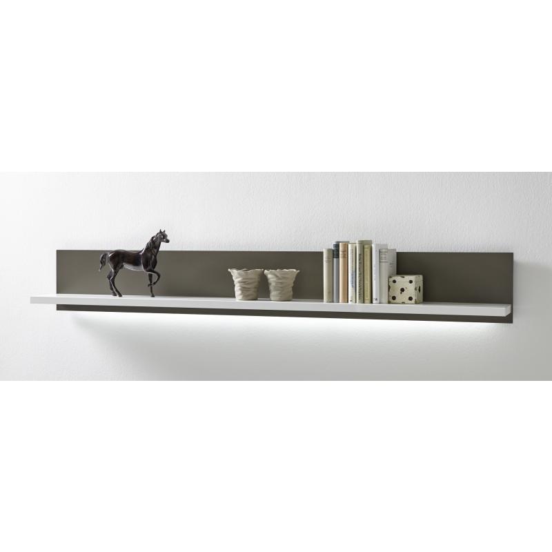 Wandboard Trento 2 | weiß Hochglanz | LED Beleuchtung