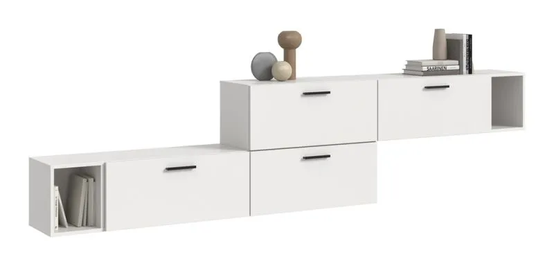 Wohnkombination The One 2 | 6-teilig | weiß Komplettset