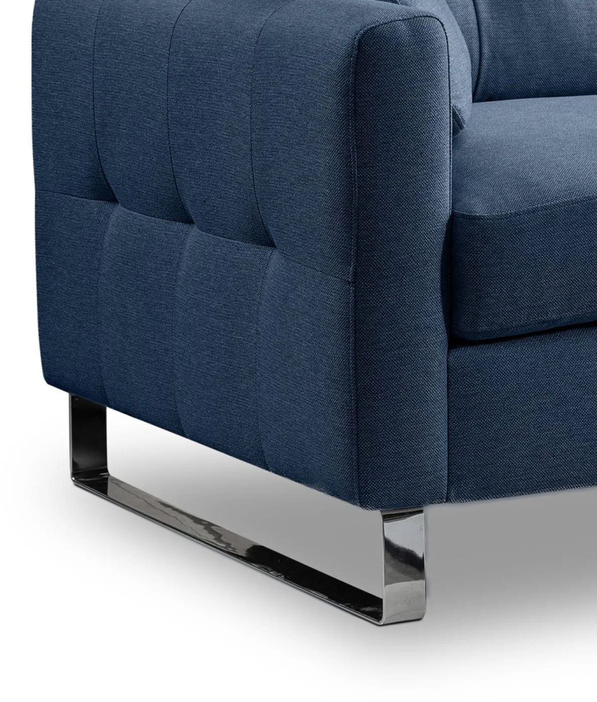 1,5-Sitzer Polstersofa Hera | 93cm | Flachgewebe | dunkelblau