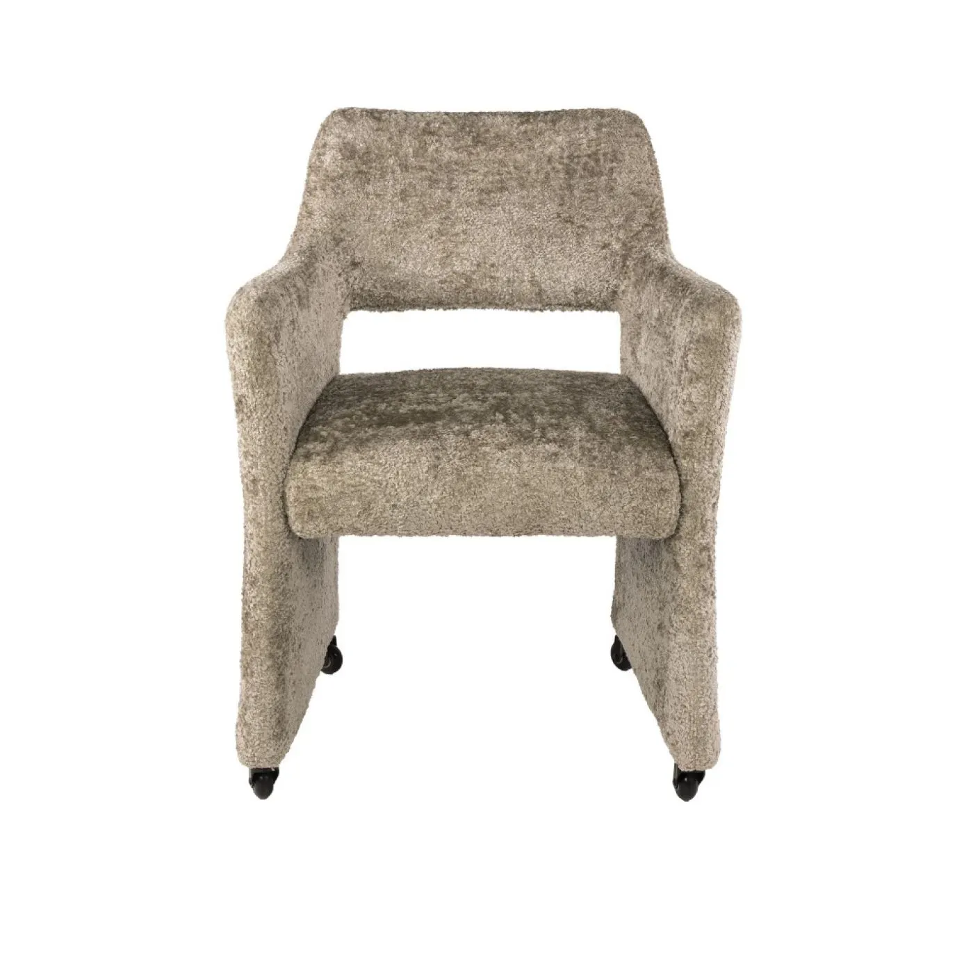 2er Set Stuhl Palio | mit Rollen | Alura sand