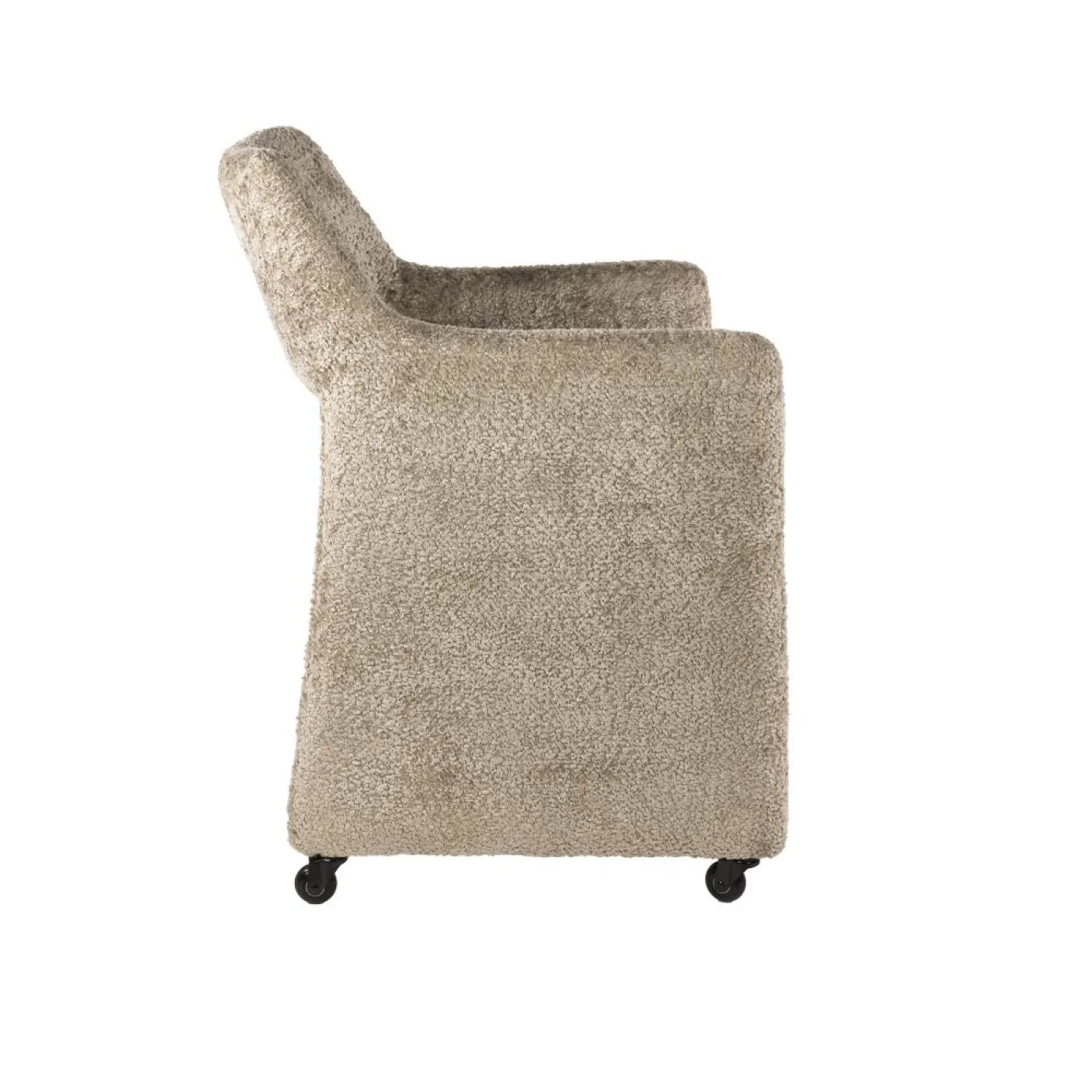 2er Set Stuhl Palio | mit Rollen | Alura sand