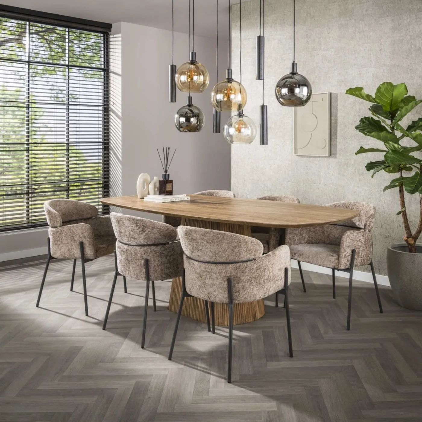 2er Set Stuhl Setka | Hoven champagne