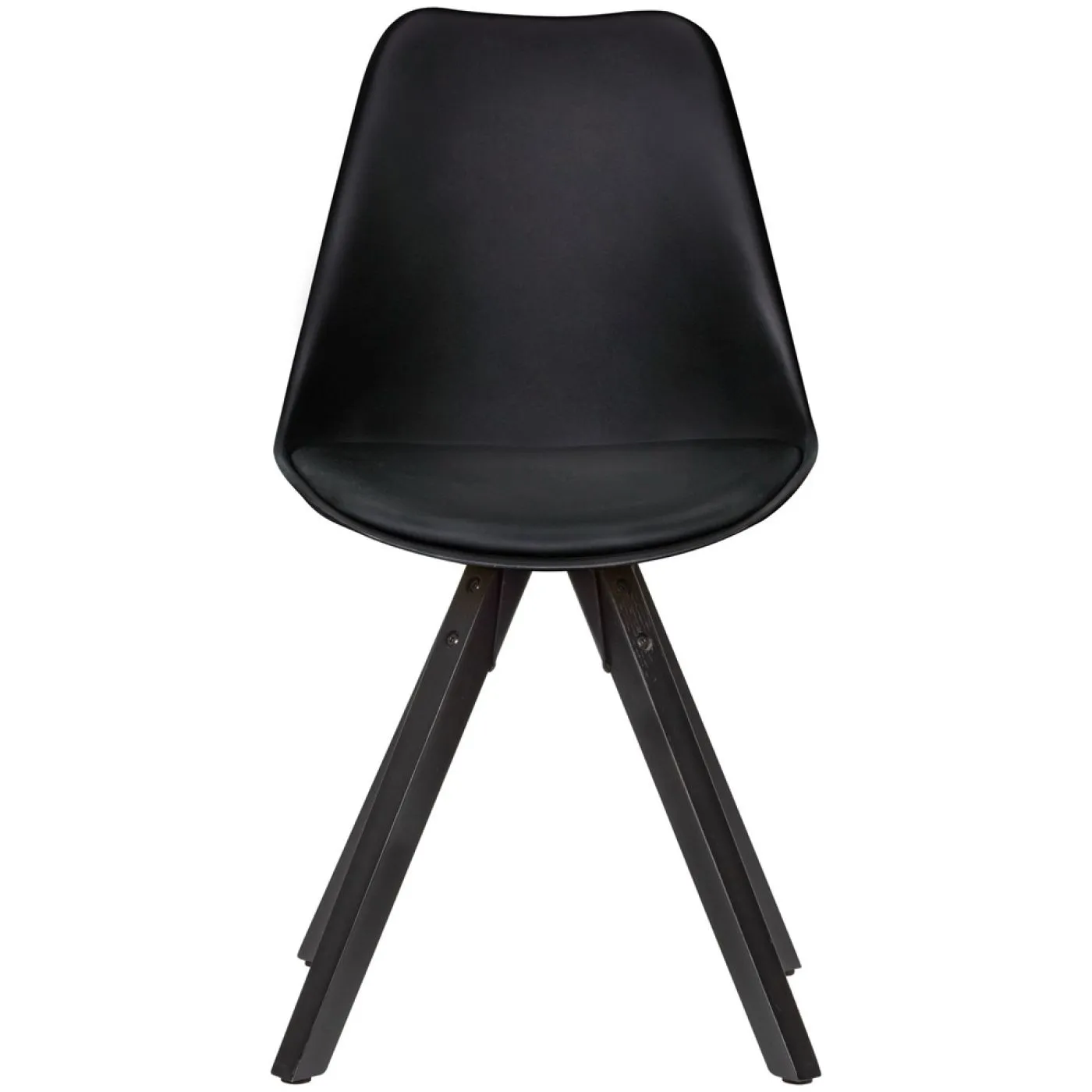 2er Set Esszimmerstuhl Avanti | Kunstleder | schwarz