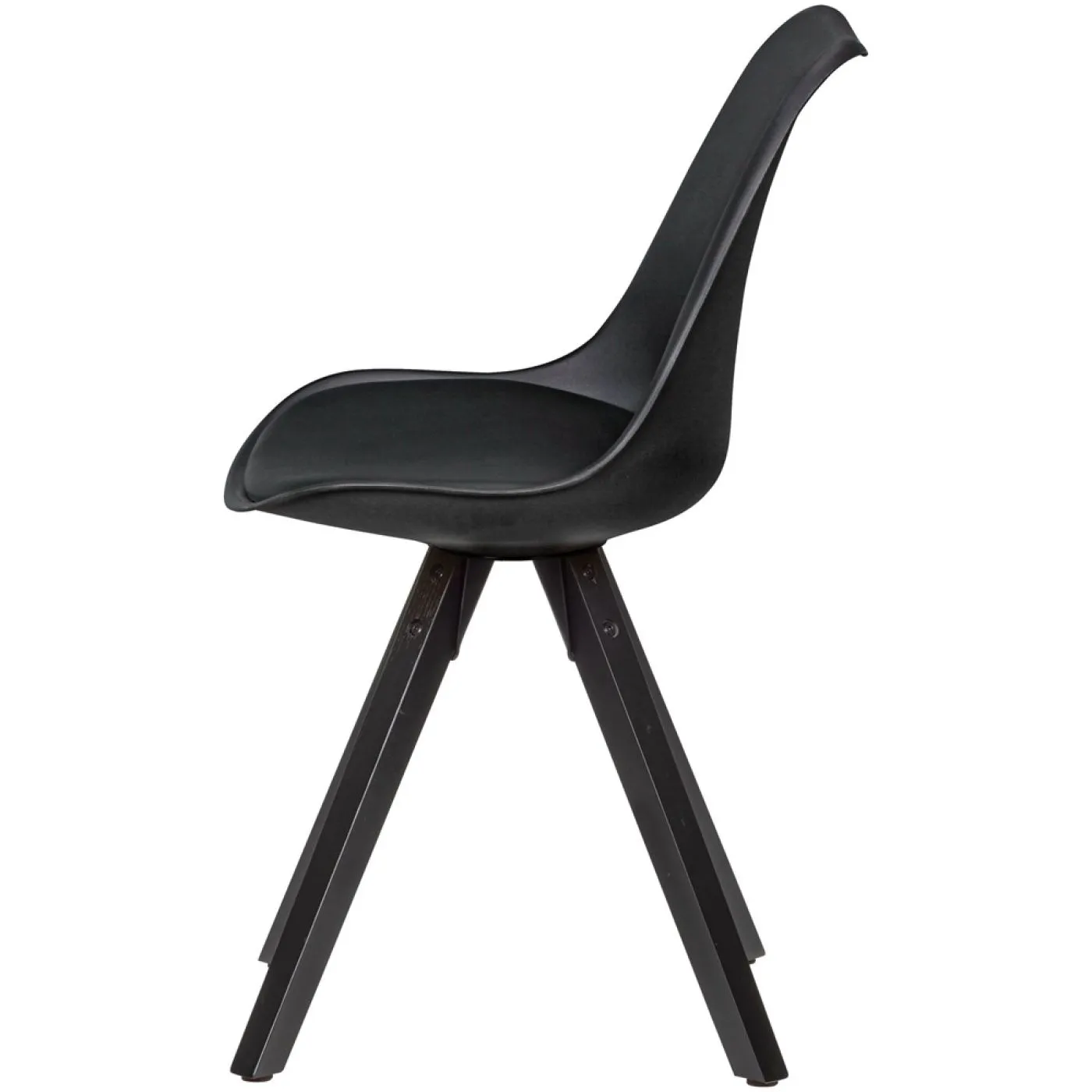 2er Set Esszimmerstuhl Avanti | Kunstleder | schwarz
