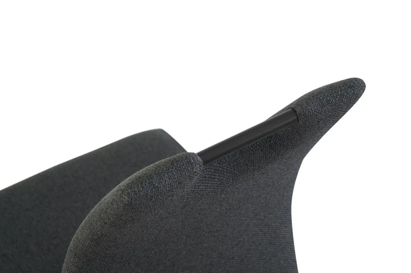 2er Set Freischwinger Hanna | Webstoff | anthrazit