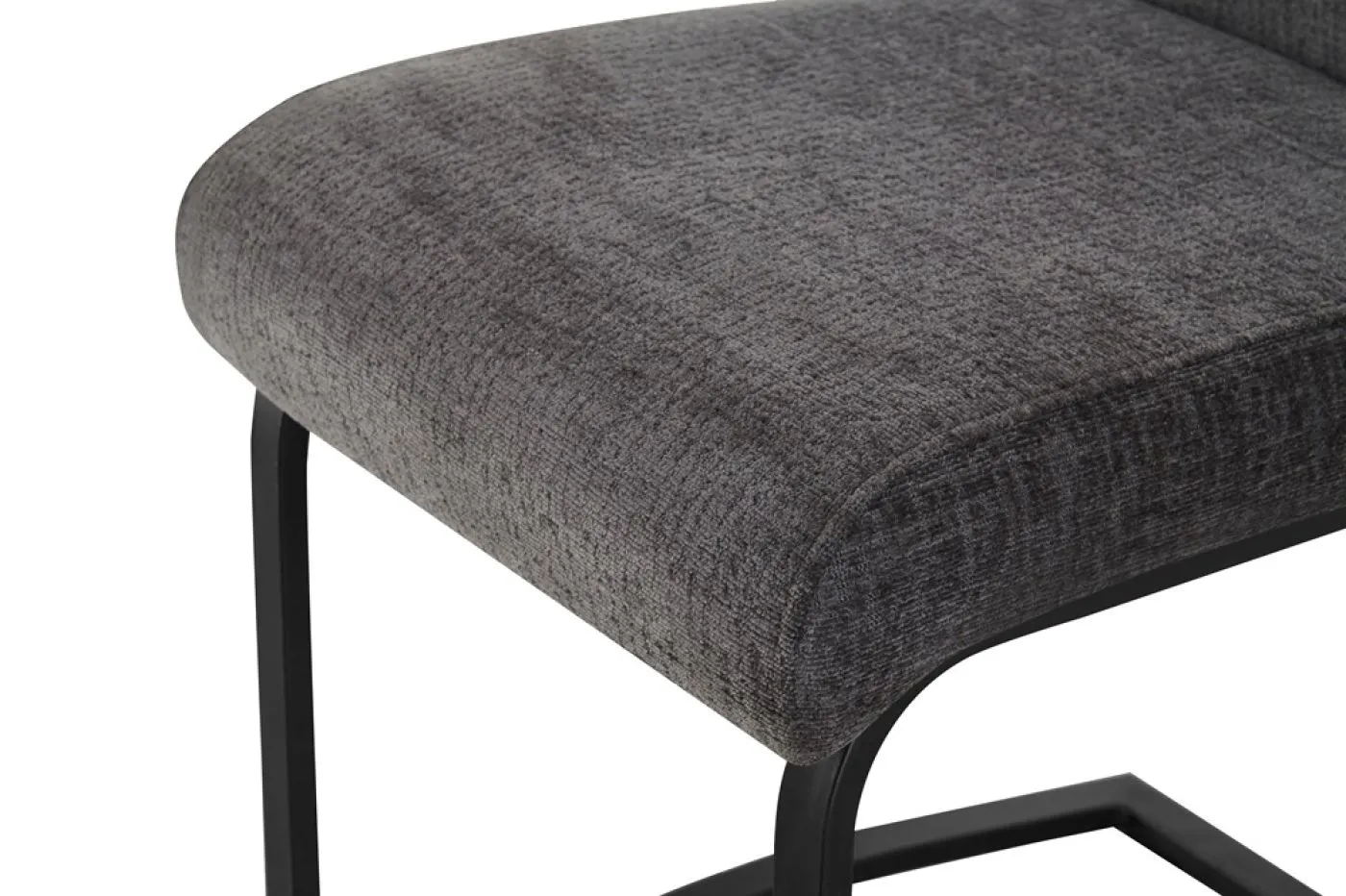 2er Set Freischwinger Leni | Strukturstoff | anthrazit