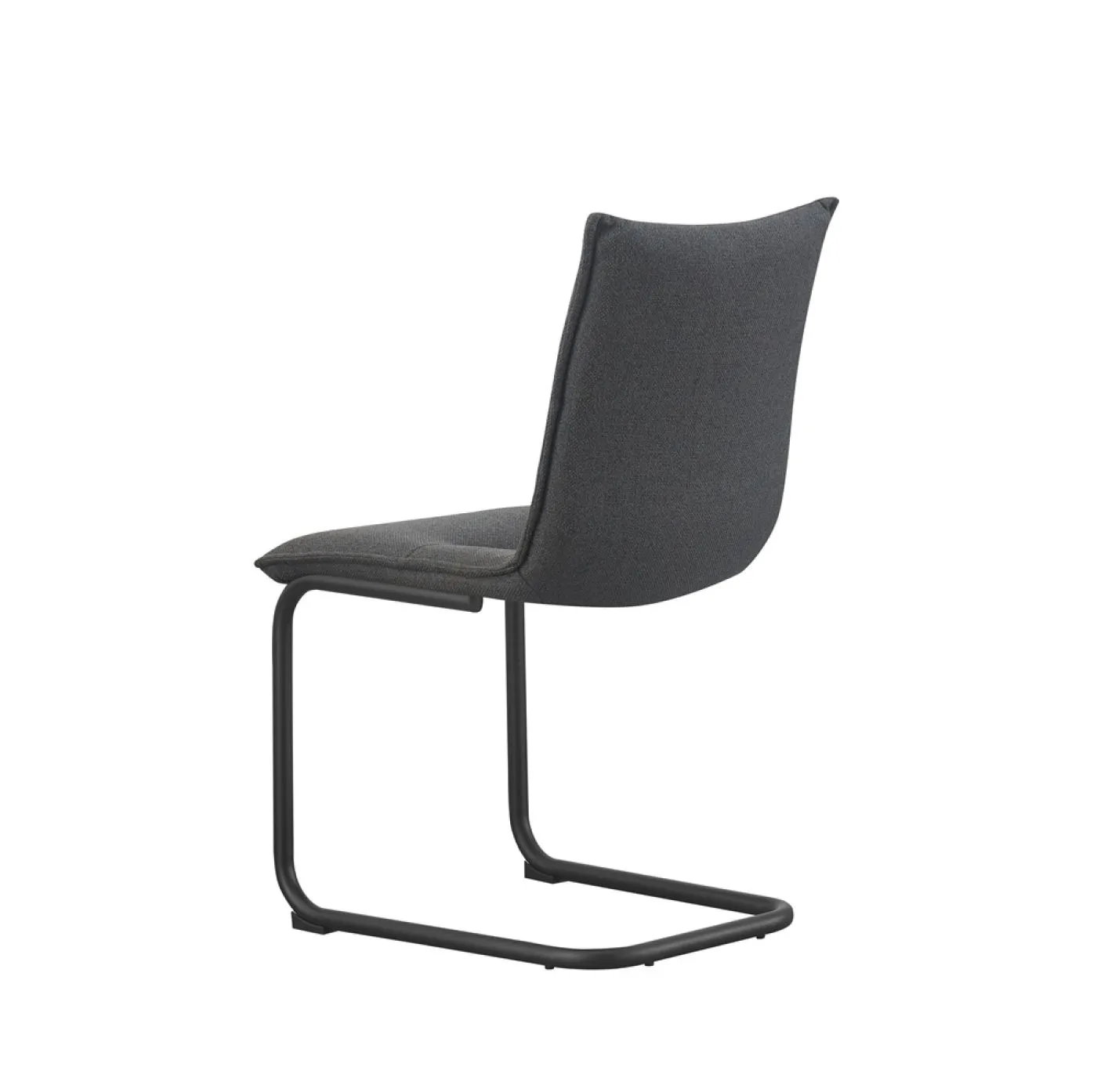 2er Set Freischwinger Sonja | Webstoff | anthrazit