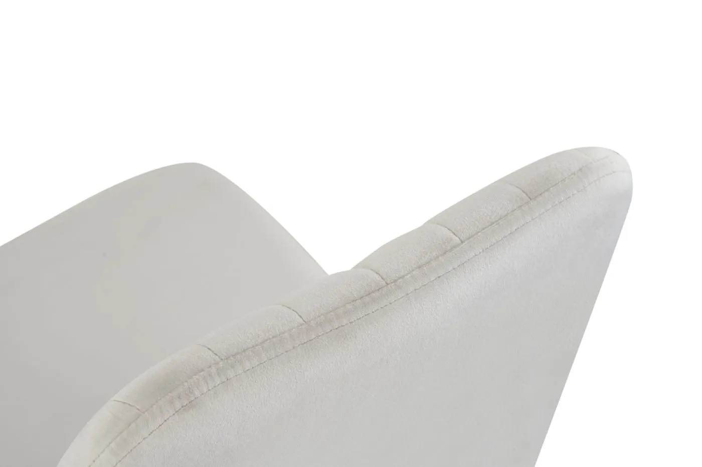 2er Set Stuhl Claudia | Samtbezug | creme