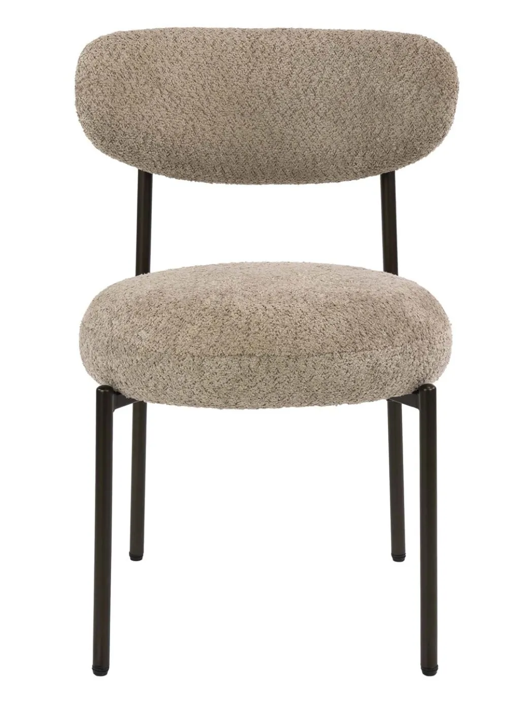 2er Set Stuhl Elysia | Cargo Stoff / Strukturgewebe | sand-braun