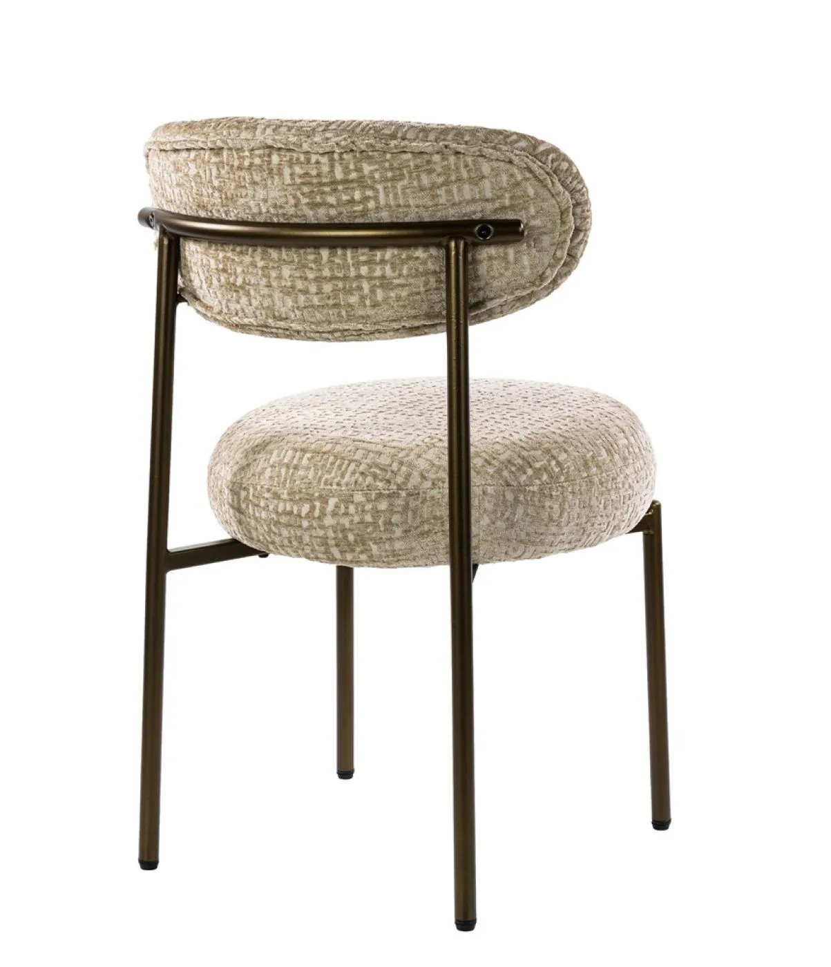 2er Set Stuhl Elysia | Monti Stoff / Strukturgewebe | sand-braun