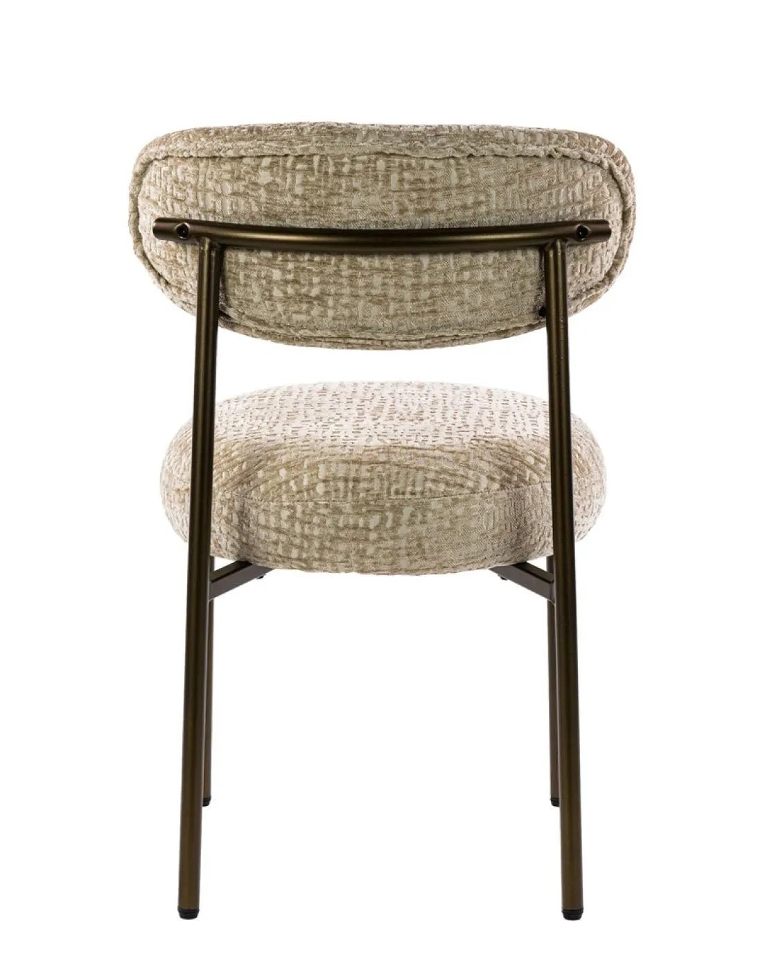 2er Set Stuhl Elysia | Monti Stoff / Strukturgewebe | sand-braun