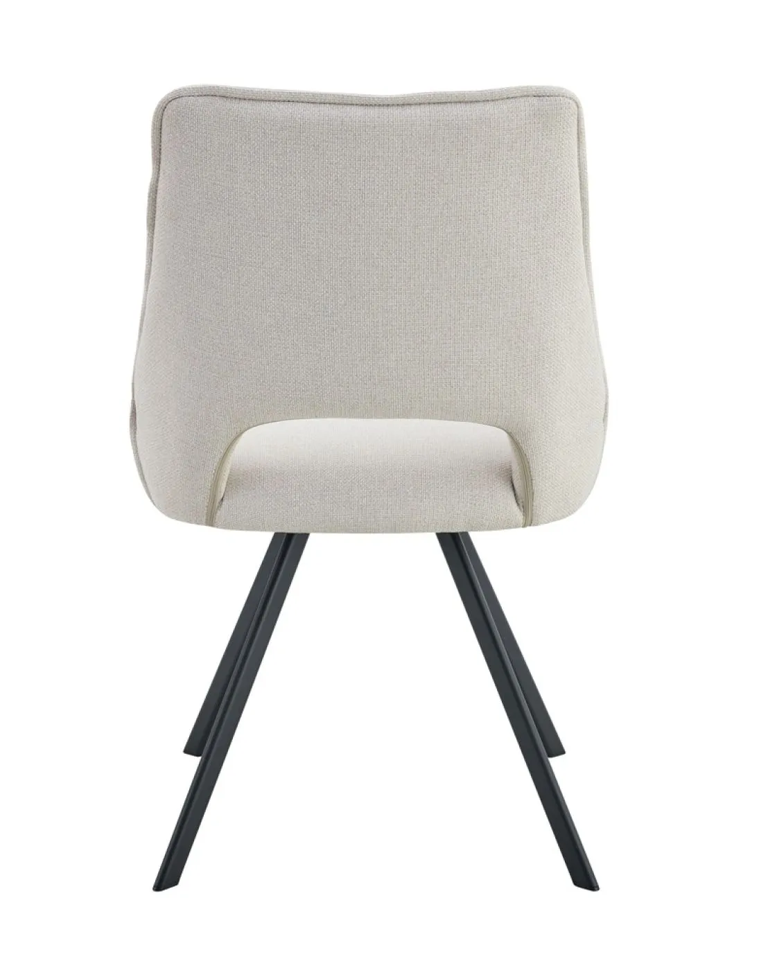 2er Set Stuhl Helen | Webstoff | creme