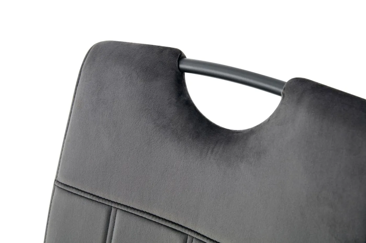2er Set Stuhl Lisa | Samtbezug | anthrazit