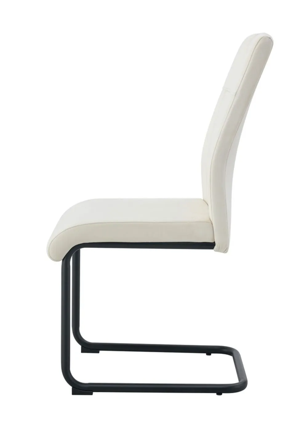 2er Set Stuhl Lisa | Samtbezug | creme