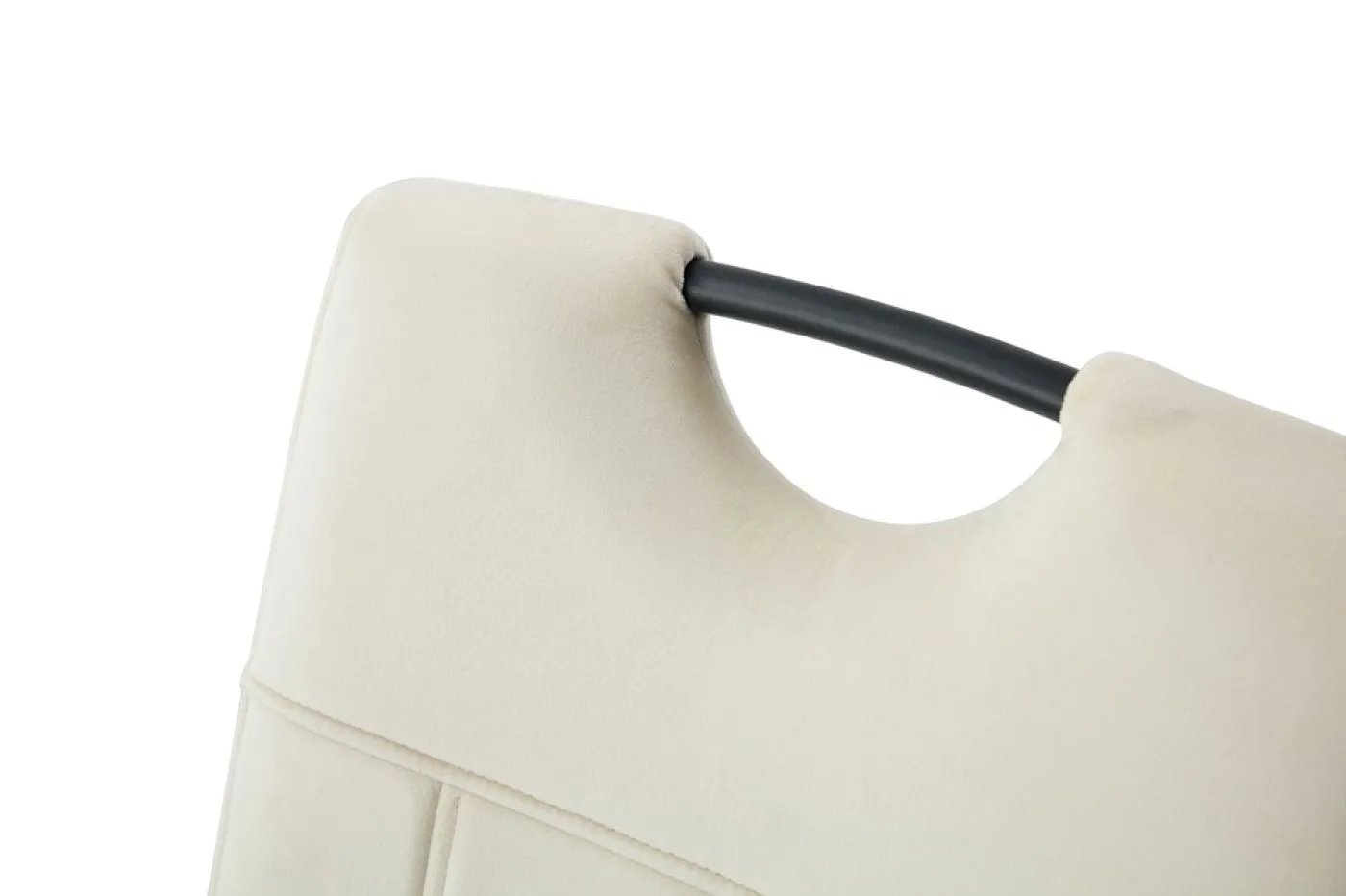 2er Set Stuhl Lisa | Samtbezug | creme