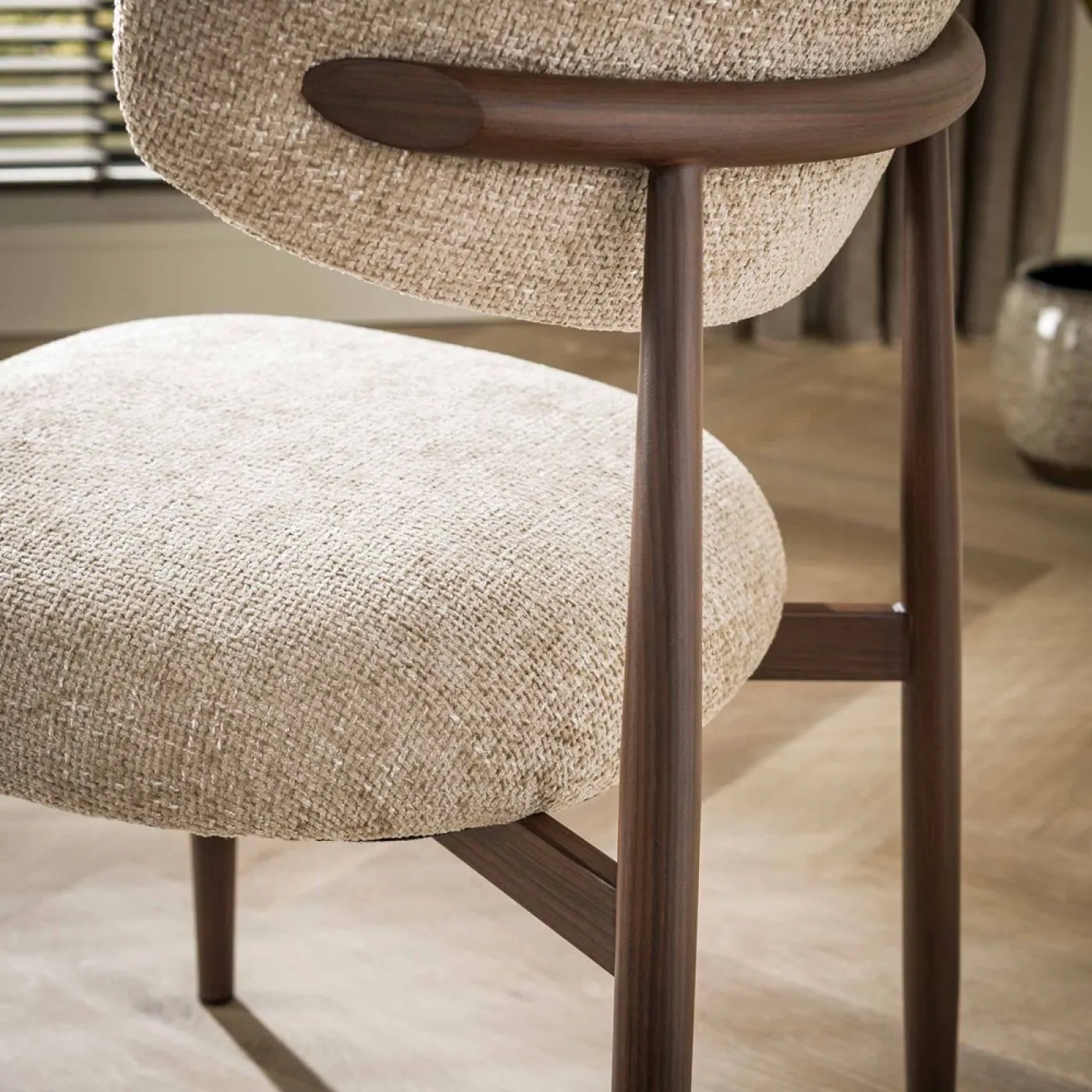 2er Set Stuhl Savena | Cargo Stoff / Strukturgewebe | sand