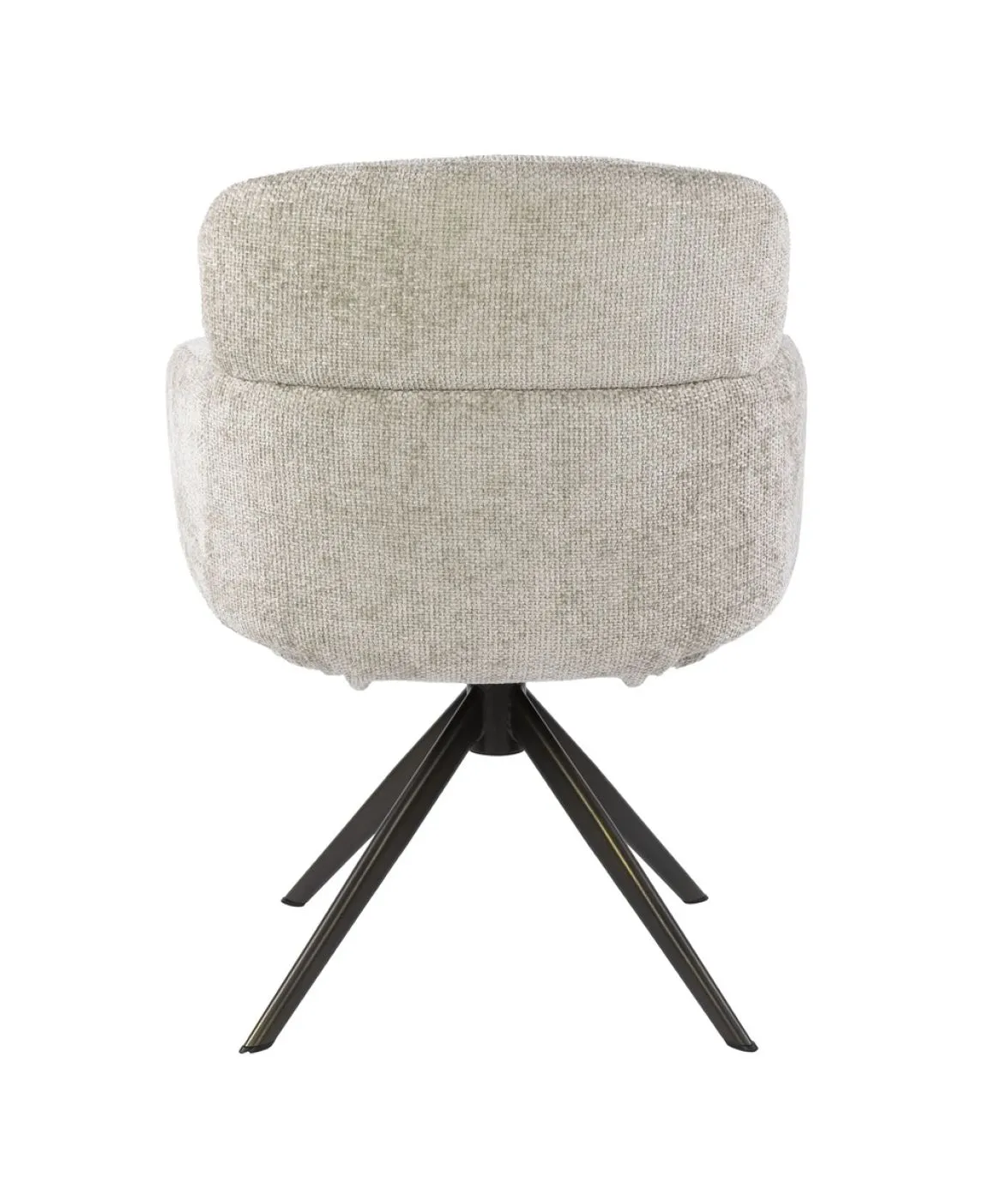 2er Set Stuhl Milagro | Hoven-Stoff / Chenillegewebe | drehbar | sand-braun
