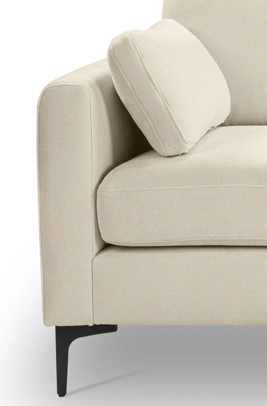4-Sitzer Polstersofa Venti | 286cm | Webstoff | Creme