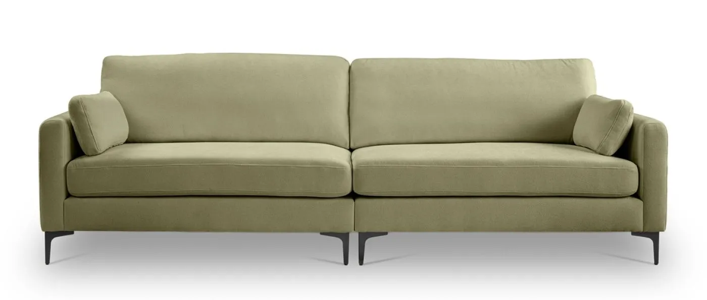 4-Sitzer Polstersofa Venti | 286cm | Webstoff | grün