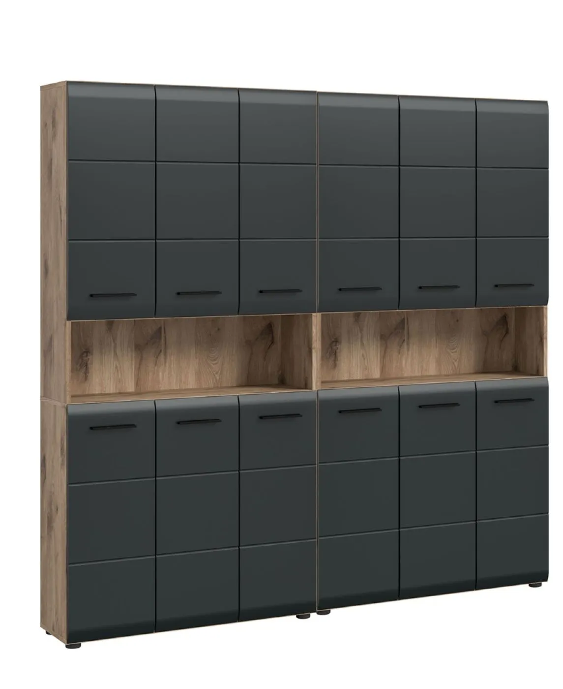 Bad Set Ice 3 | 2-teilig | Nox Oak / schwarz matt