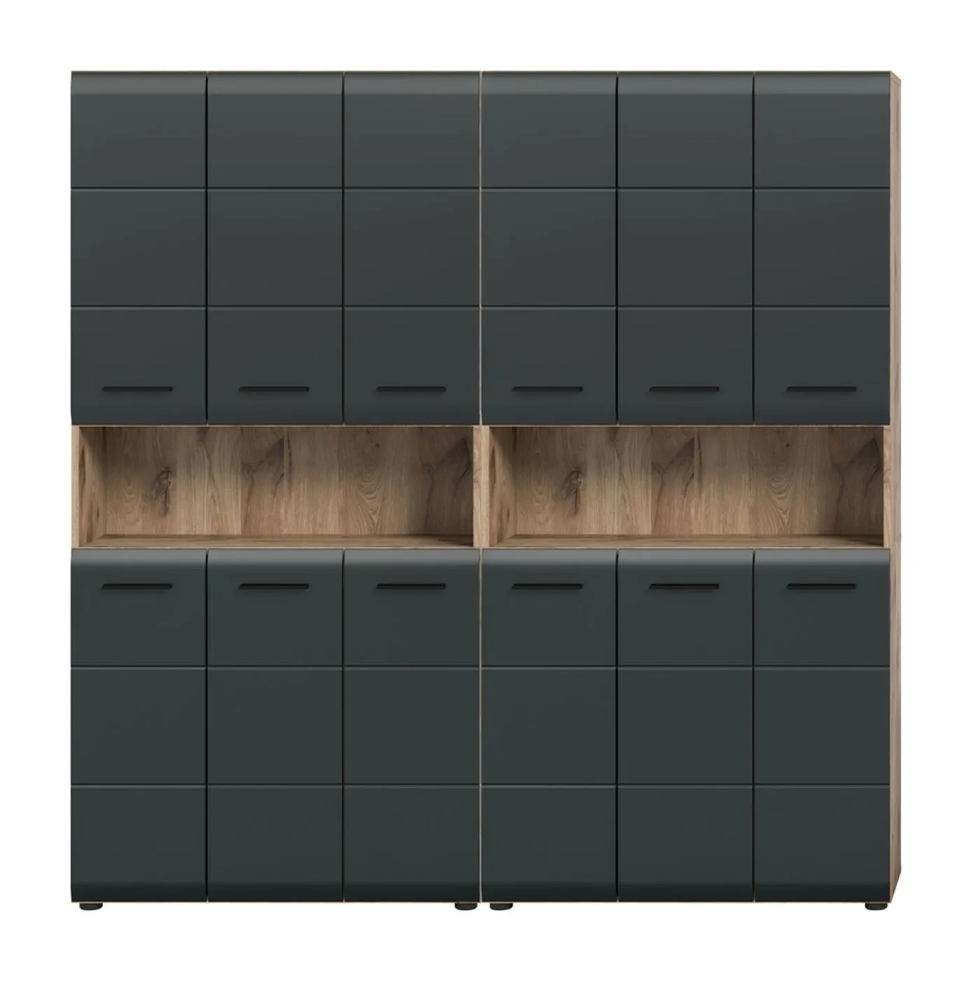 Bad Set Ice 3 | 2-teilig | Nox Oak / schwarz matt