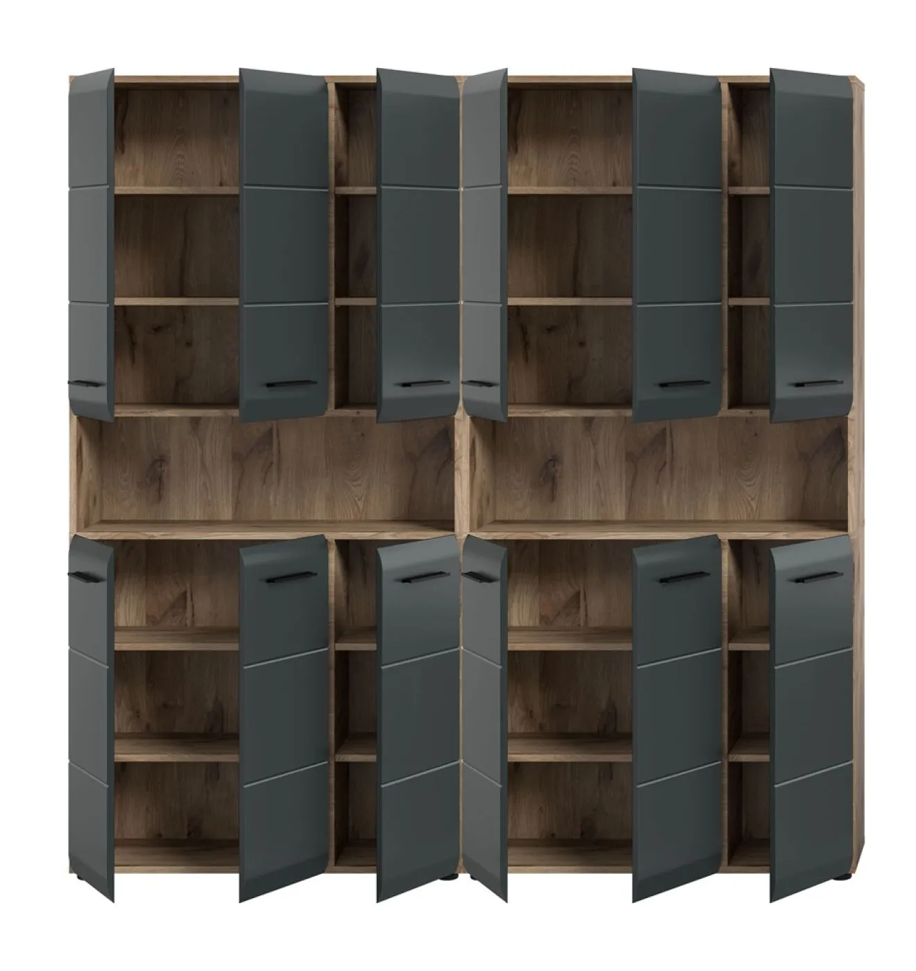 Bad Set Ice 3 | 2-teilig | Nox Oak / schwarz matt