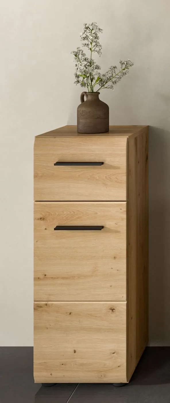 Bad Set Ice | 4-teilig | Artisan Oak ohne Aufsatzleuchte