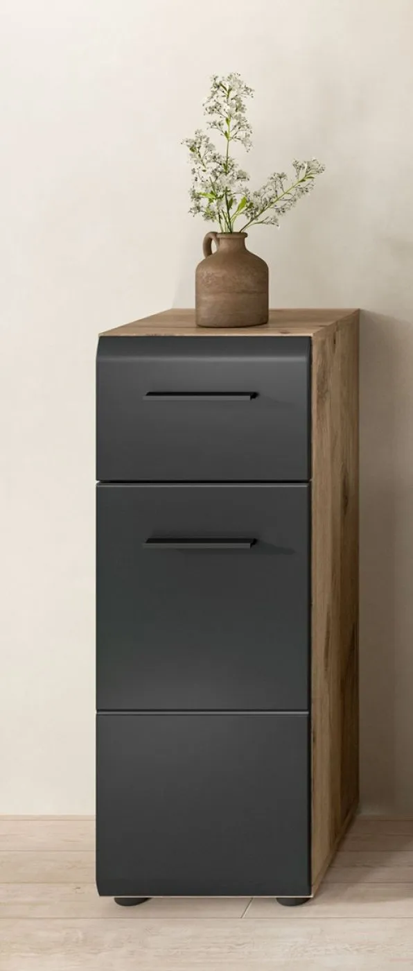 Bad Set Ice 5a | 3-teilig | Nox Oak / schwarz matt