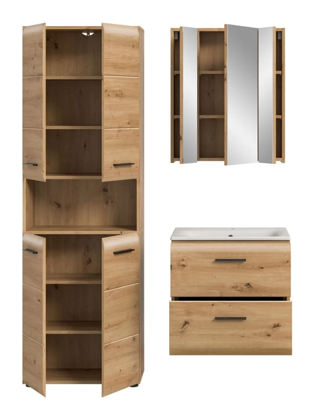 Bad Set Ice 7 | 3-teilig | Artisan Oak
