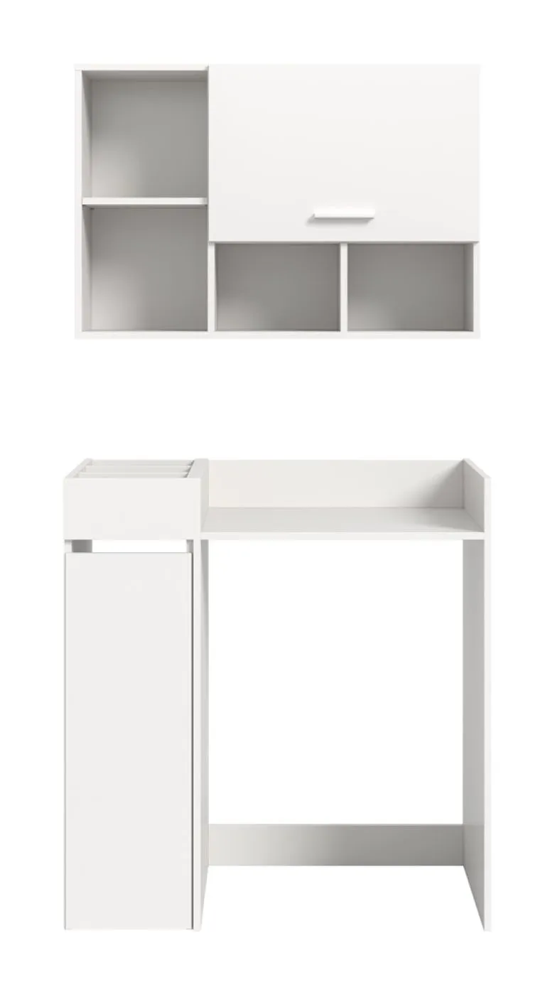 Bad Set Waschmaschinenschrank Set Free | 3-teilig | weiß